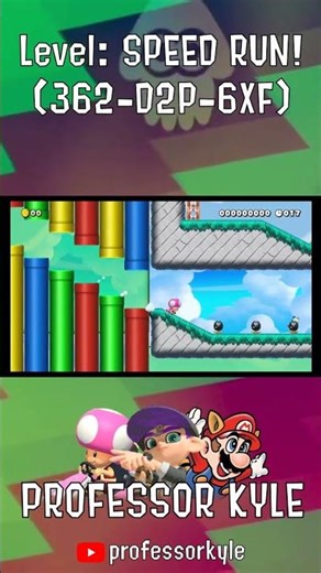 Kyle Shorts: SPEED RUN!!!! #supermariomaker2 #mariomaker2 #mariomaker #mario #speedrun #toadette