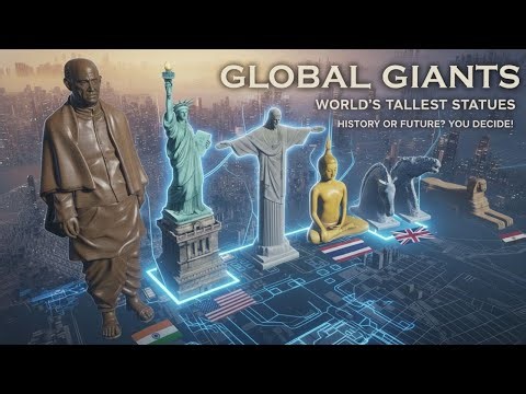 Every Country’s Tallest Statue in the World 🌍 | 3D Real Scale Comparison (Mind-Blowing Animation)