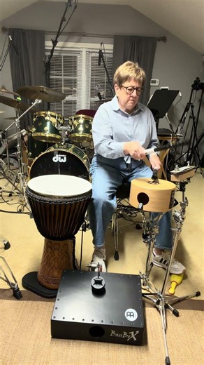 A little fun with all my percussion toys. #drummer #creativdrums #playdrums #godmotherofdrumming