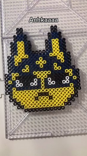 Queen Ankha Perler Bead Art | Animal Crossing Fanart