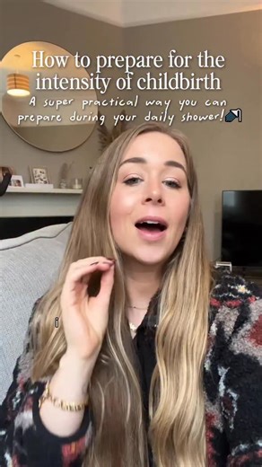 Birth with Bex on Instagram: "I love this super practical tip 🥰 did you know your daily shower is the perfect training ground for the intensity of childbirth? By having a quick cold blast at the end.. it’s the perfect opportunity to practice both the art of surrender and learning how to breathe through discomfort - the exact two skills you’ll need on the big day. The cold water triggers the same stress response as contractions - you’ll want to gasp, tense up and escape those sensations. But whe