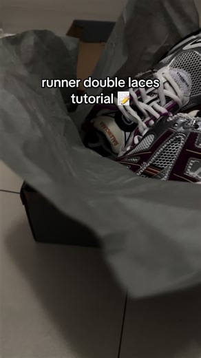 Double Lace Tutorial for Balenciaga Runners