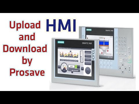 How to Upload & Download HMI Siemens- by Prosave بالعربى