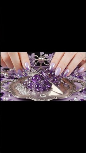 Jewel Glass Fruit ASMR Cut – A Sparkle Hidden Inside ✨