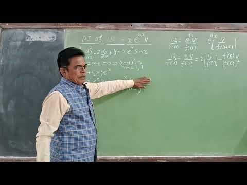 PI of x e^x V(x) Linear diff.eq.with constant coeffi