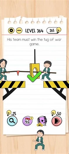 Brain Test Level 364 Solution & Walkthrough | Tricky Puzzles (Android & iOS Shorts)