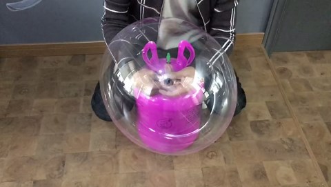 LED Balloons 10 PACKS, 20 Inches Light Up BoboBalloons Helium Style,Glow Bubble Balloons for Christmas Wedding Birthday Valentines Day Halloween Party Supplies Decorations (Purple light)