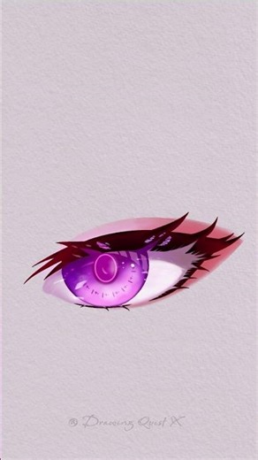 How to Paint Cute Anime Eyes #art #digitalart