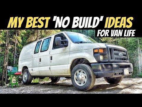 My Best 'No Build' Conversion Ideas For Van Life | No Build Van Conversion TOUR #vanlife