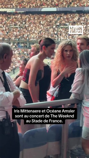 Iris Mittenaere et Océane Amsler au concert de The Weeknd