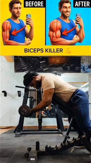 Best Biceps Workout for Bigger Arms 💪 | Gym Biceps Training Routine