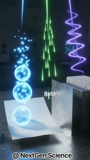 Alpha vs Beta vs Gamma radiations