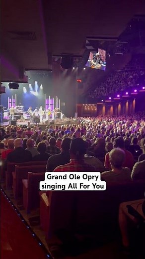 Grand Ole Opry singing All For You! #sisterhazel #AllForYou #grandoleopry #nashville