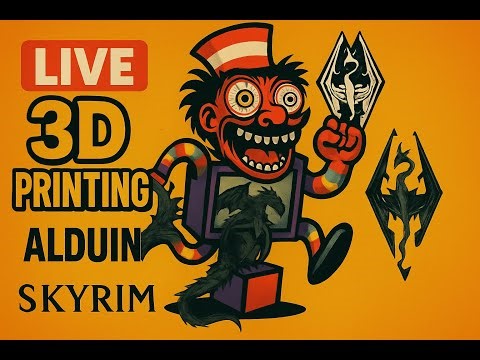 3D Printing: Alduin from Skyrim #3Dprinting #Skyrim