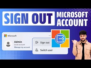 How to Sign Out Microsoft Account on Windows 11 | Remove Microsoft Account Safely #SignOutMicrosoft