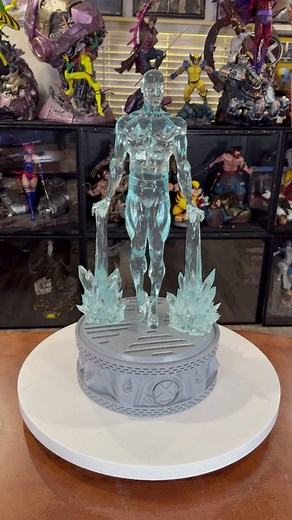 Need to paint the base of this custom #iceman #statue. #xmen #bobbydrake #mutant #marvel #iceicebaby #statues #collection #collector #collecting