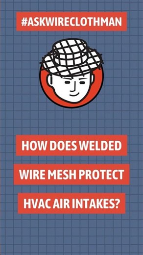 How does welded wire mesh protect HVAC air intakes? | Wire Cloth Man