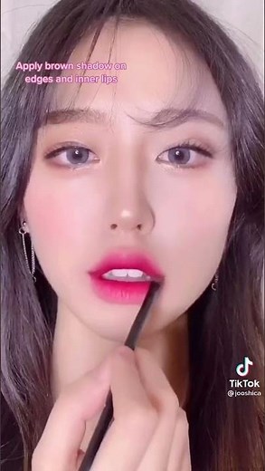 Korean gradient lips tutorial