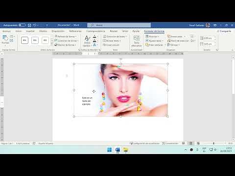 Como insertar texto en una imagen en Word
