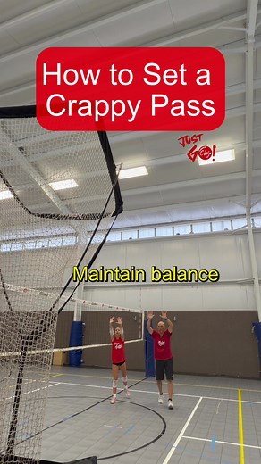 How to Set a Crappy Pass Bad pass? Your job is to make something out of it. Get balanced, extend to the ball, and use your weight transfer to help get it where your hitter has a chance. Make it hittable. #Volleyball #VolleyballSetter #Setting #VolleyballTips #VolleyballTraining