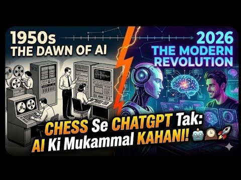 The Evolution of AI: From 1950 to 2026 (The Full Story!) 🤖🚀"