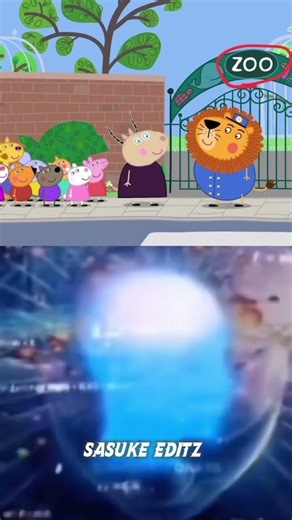 Peppa pig Zoo #peppapig #anime #shorts