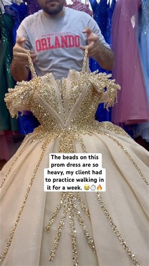 POV: You found the perfect gold prom dress 👑 #promdress #prom2026 #shorts