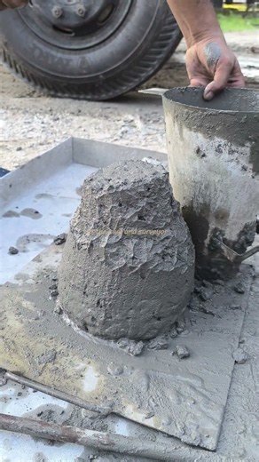 Slump Test of concrete. #slump #test #concrete