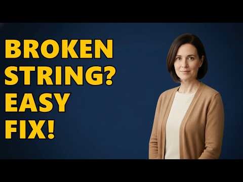 How To Fix Blinds When String Breaks?