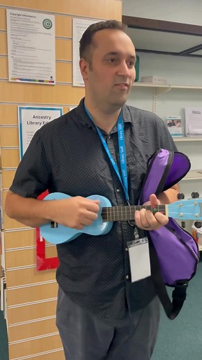 It was a very exciting day at Bedford Central Library yesterday, as we received a delivery of something new…ukuleles! There was some speculation about what colour the instruments would be and you can see from the video one of them is 💙 We’re getting the ukuleles ready for the official launch of our Ukulibrary that’s taken place on Saturday 29th November thanks to Bedford Music Service. Look out for more details soon! | Bedford Borough Libraries