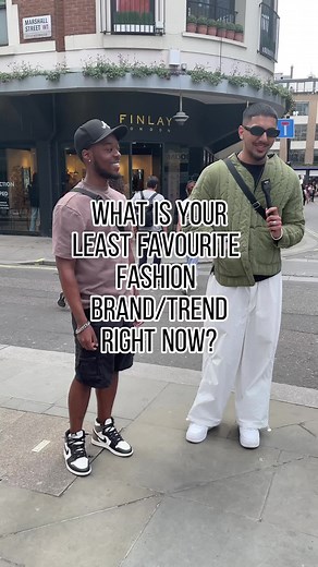 What is your least favourite fashion brand/trend rn?🤔#fashion #fashiontrends #fashionbrand #public #interview #fyp