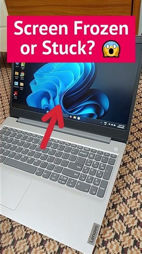 Laptop Screen Stuck or Freeze Problem in 10 SECOND