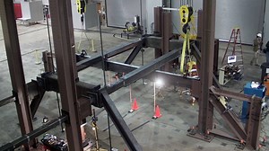 Learn about NIST's National Fire Research Laboratory (NFRL), which allows researchers to study how entire office buildings, hospitals and bridges react to fire under controlled laboratory conditions. The nearly 2,000 square meter (21,400 square feet) facility provides a way to greatly strengthen the scientific basis for improved fire protection standards and innovations in building materials and design. | National Institute of Standards and Technology (NIST)