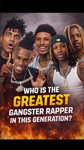 Top 5 Real Gangster Rappers This Generation 🔥👑