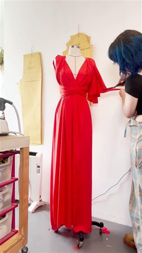 Is anyone else a late night sewist?! Find tutorials for all the clothes shown on my channel 🤗 ✂️ ✨