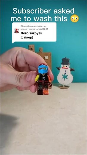 Subscribers Asked… So I Washed a LEGO Man 😳