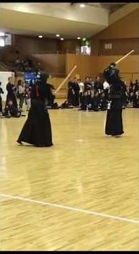 剣道竹刀が折れる瞬間