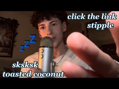 ASMR| Repeating ICONIC ASMR Trigger Words (toasted coconut, lower lash line) 💤
