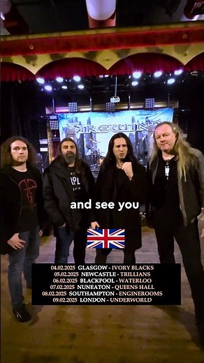 FIREWIND UK TOUR 2025 with FURY