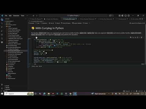 Python Currying Explained with Simple Example 🔥 | Nested Functions Tutorial