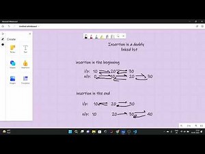 Insert A Node in the Doubly Linked List