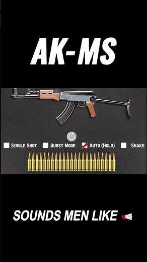 AKMS Gun Sound Effects 🔊 | Realistic Audio Breakdown & Test