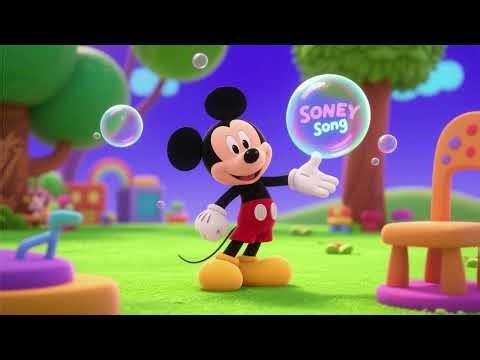 Mickey Bubble Song 2 🫧🎶 | Fun Sing-Along for Kids!