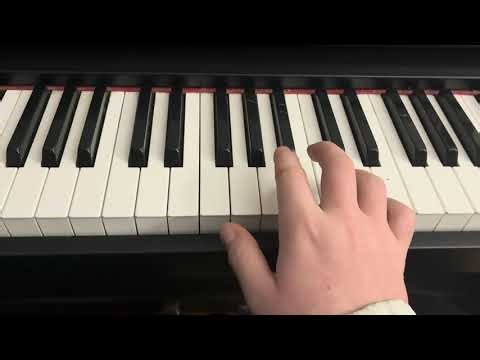 How to play clocks on piano