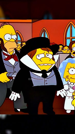 NELSON FOI OBRIGADO A SE CASAR!? #simpsons #shorts