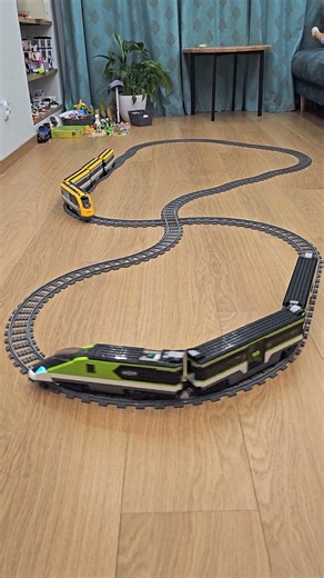 LEGO Train Crash on the figure-8 track! 🚂💥