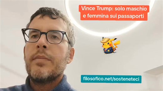 DIEGO FUSARO: Vince Trump: solo maschio e femmina sui passaporti __________ 🔥✅ Sostieni il sapere libero -> http://www.filosofico.net/sosteneteci | Diego Fusaro