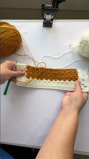 Week 1 Sirdar Gingerbread Blanket Crochet-a-Long! #crochet #crochetalong #crocheting