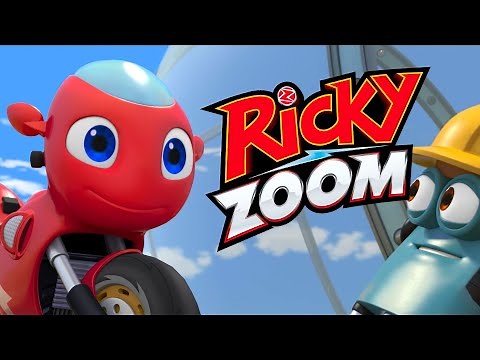 Ricky's On A Roll ⚡️ Motorcycle Cartoon | Ricky Zoom | Cartoons For Kids