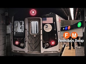MTA Subway: F•M swap (weekdays service action)